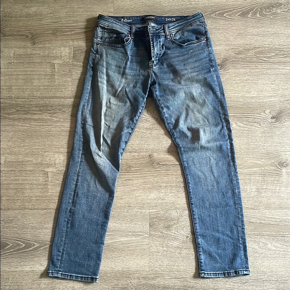 Liverpool Blue Jeans with Distressed Details